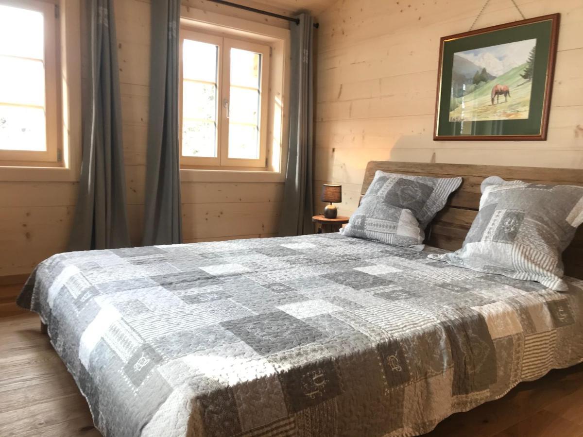 Bed and Breakfast Au Pré des Chevaux Château-d'Oex Exterior foto